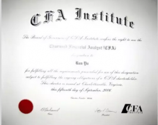 CFA资格认证的优点?