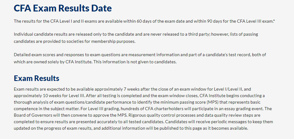 2021年7月CFA考试考位选择时间变化！5月CFA成绩公布时间确定了！