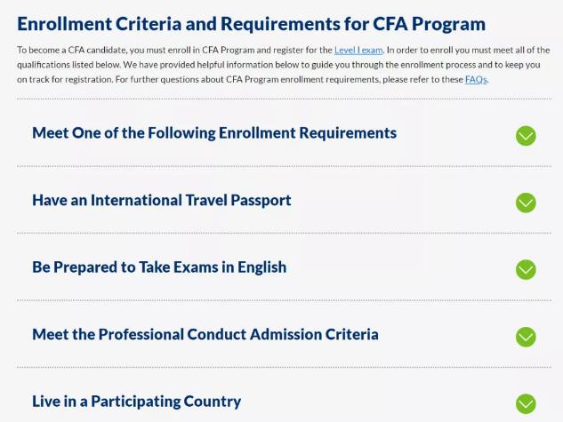 2022年CFA报名条件,2022年cfa考试费用