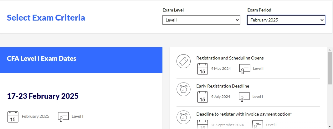 热门问题：25年2月CFA考试报名什么时候截止？