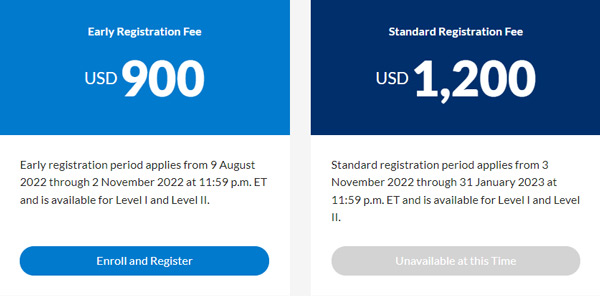 通知!5月CFA报名通道开放中,当前报名可省2000元!