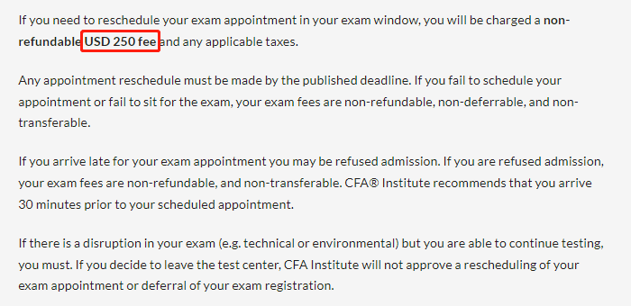 11月CFA考位变更即将截止！错过必须按约定时间参加考试？