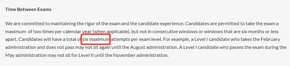 2023年CFA考试能考几次？有次数限制吗？