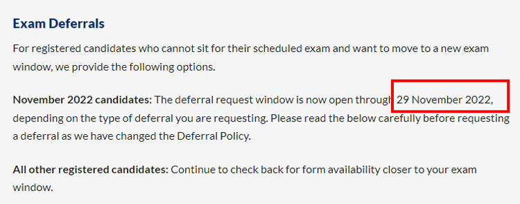 今天关闭！11月CFA考试延期考生要抓紧了！