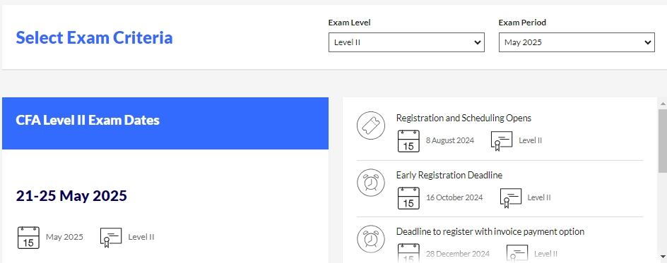 早鸟报名开启丨2025年5月CFA®一级考试报名攻略