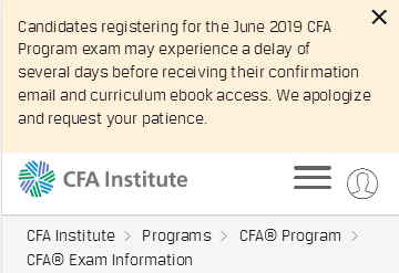 报名2019年6月CFA考试未收到邮件什么情况？