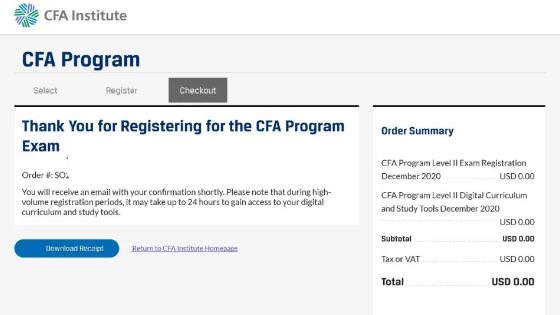 CFA一级考生会在5.11-5.15收到选择考试日邮件[附CFA操作指南]